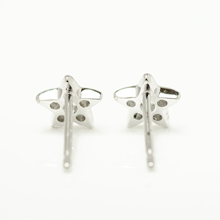 umu -アム- FINE JEWELRY STUIDIOアクアマリン スターモチーフ スタッドピアスpi0342_u.jpg