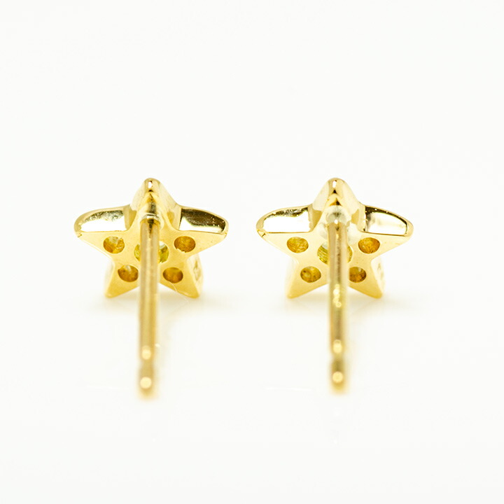 umu -アム- FINE JEWELRY STUIDIOペリドット スターモチーフ スタッドピアスpi0343_u.jpg