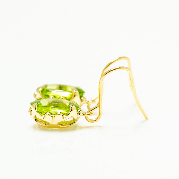 umu -アム- FINE JEWELRY STUIDIOペリドット フックピアス 「fresco」pi0344_y.jpg