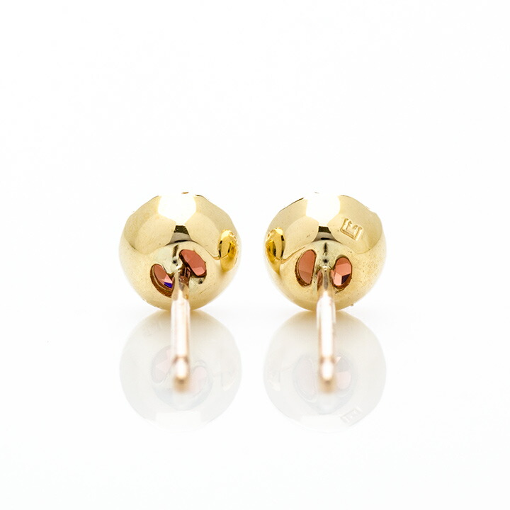 umu -アム- FINE JEWELRY STUIDIOガーネット スタッドピアス 「levita」pi0345_u.jpg