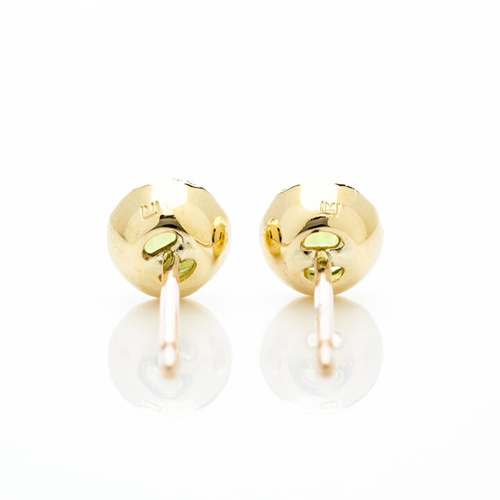 umu -アム- FINE JEWELRY STUIDIOペリドット スタッドピアス 「levita」pi0346_u.jpg