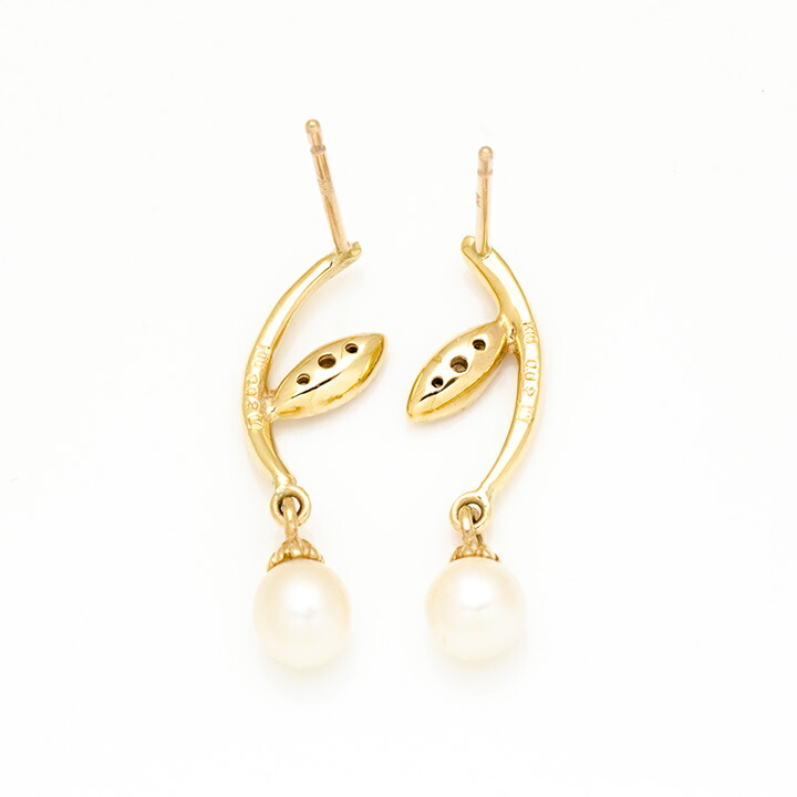 umu -アム- FINE JEWELRY STUIDIO淡水パール ダイヤモンド スタッドピアスpi0349_u.jpg