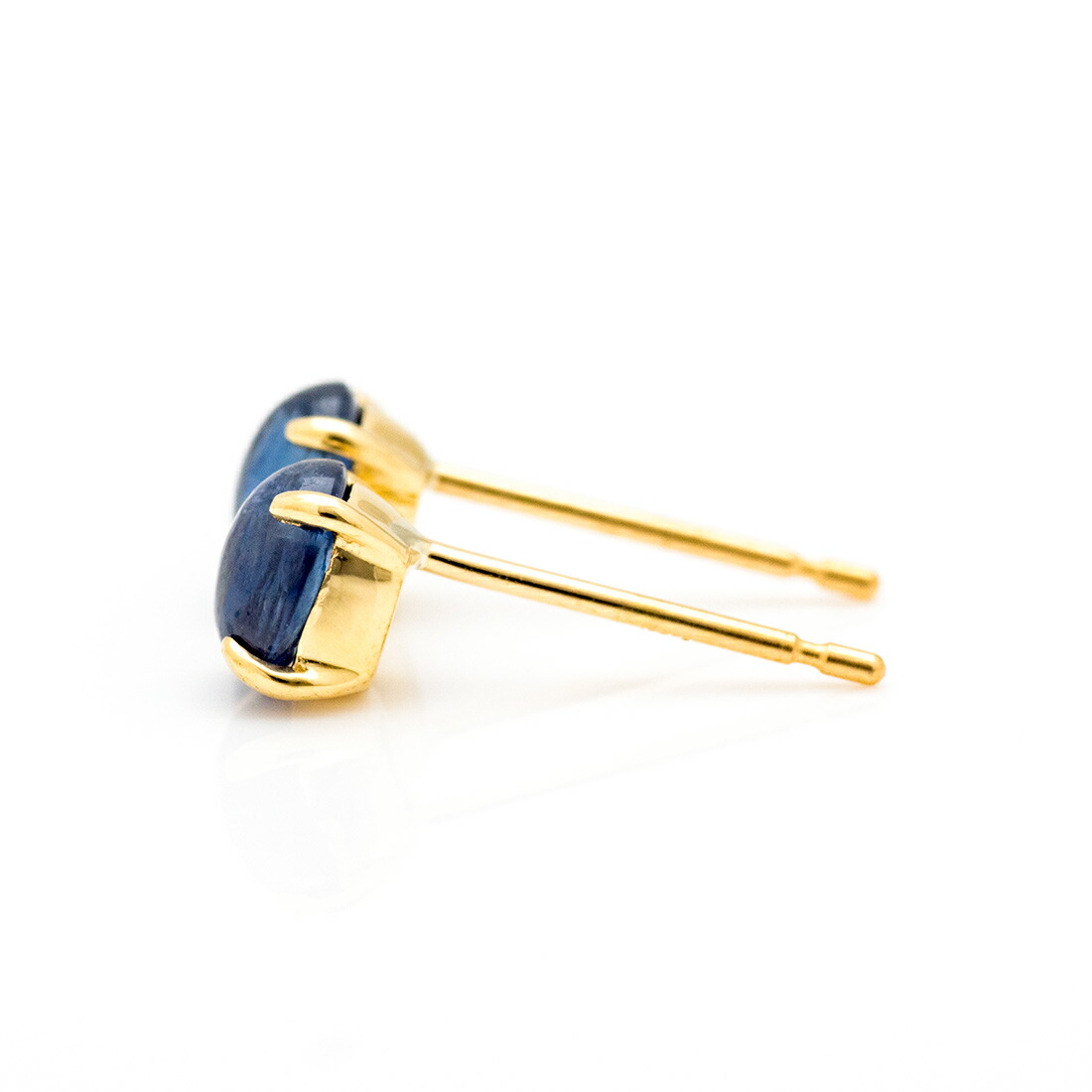 umu -アム- FINE JEWELRY STUIDIOカボション ブルーサファイア スタッドピアス 「leale」pi0351_y.jpg