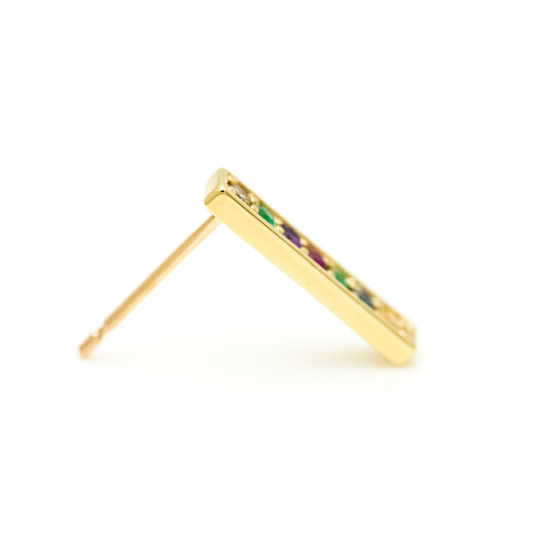 umu -アム- FINE JEWELRY STUIDIOディアレスト バーモチーフ 0.5ペア スタッドピアス 「certo」pi0354_y.jpg
