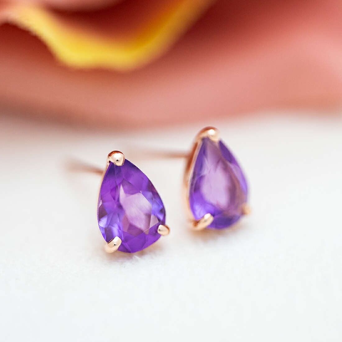 umu -アム- FINE JEWELRY STUIDIOアメシスト スタッドピアス 「adulto」pi0357_1.jpg