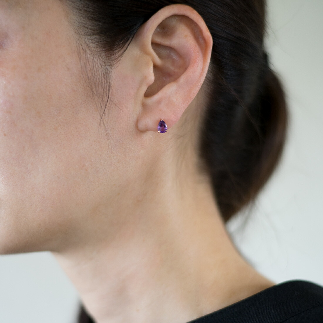 umu -アム- FINE JEWELRY STUIDIOアメシスト スタッドピアス 「adulto」pi0357_i3.jpg