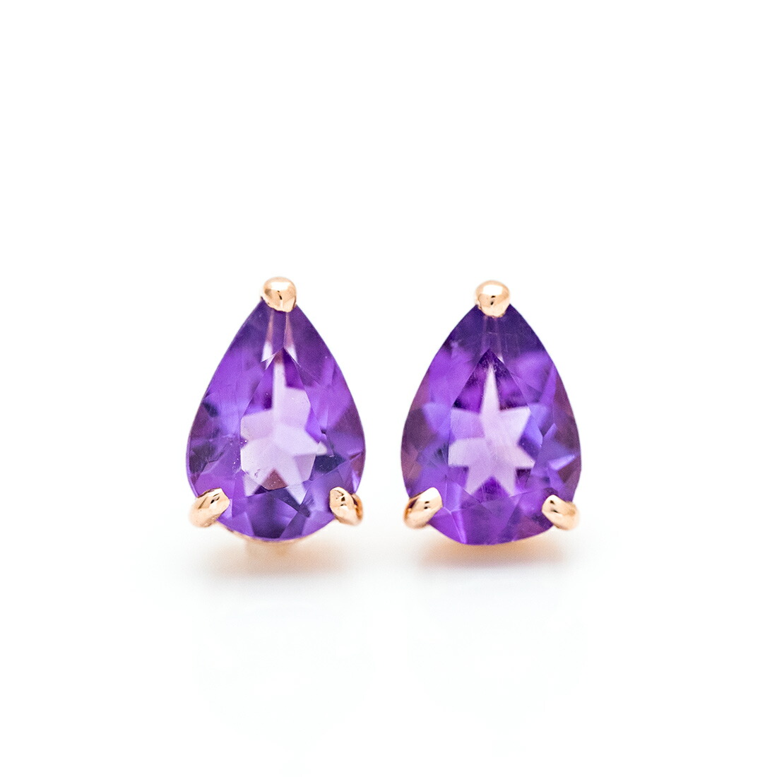 umu -アム- FINE JEWELRY STUIDIOアメシスト スタッドピアス 「adulto」pi0357_m.jpg
