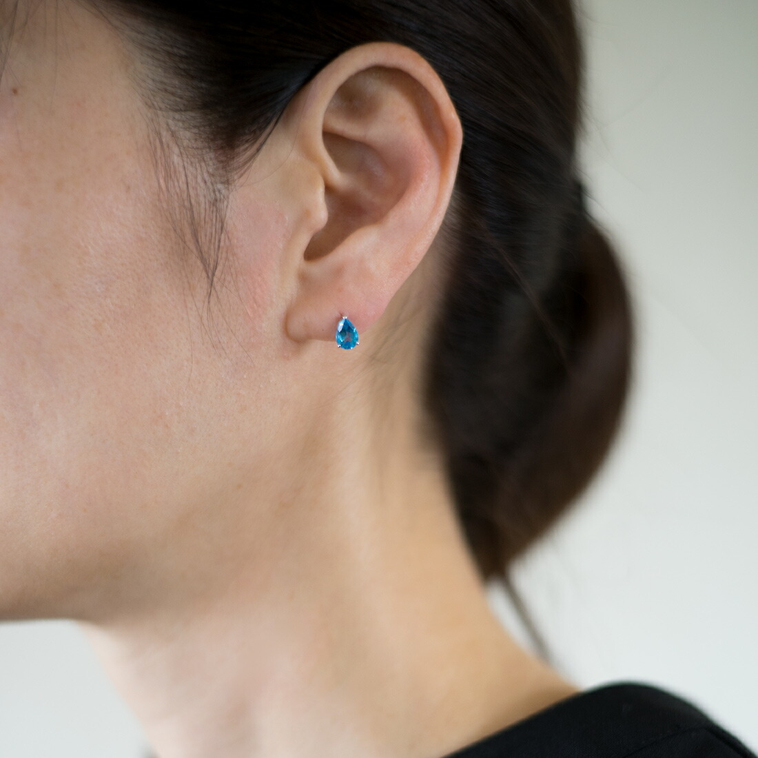 umu -アム- FINE JEWELRY STUIDIOブルートパーズ スタッドピアス 「adulto」pi0358_i3.jpg