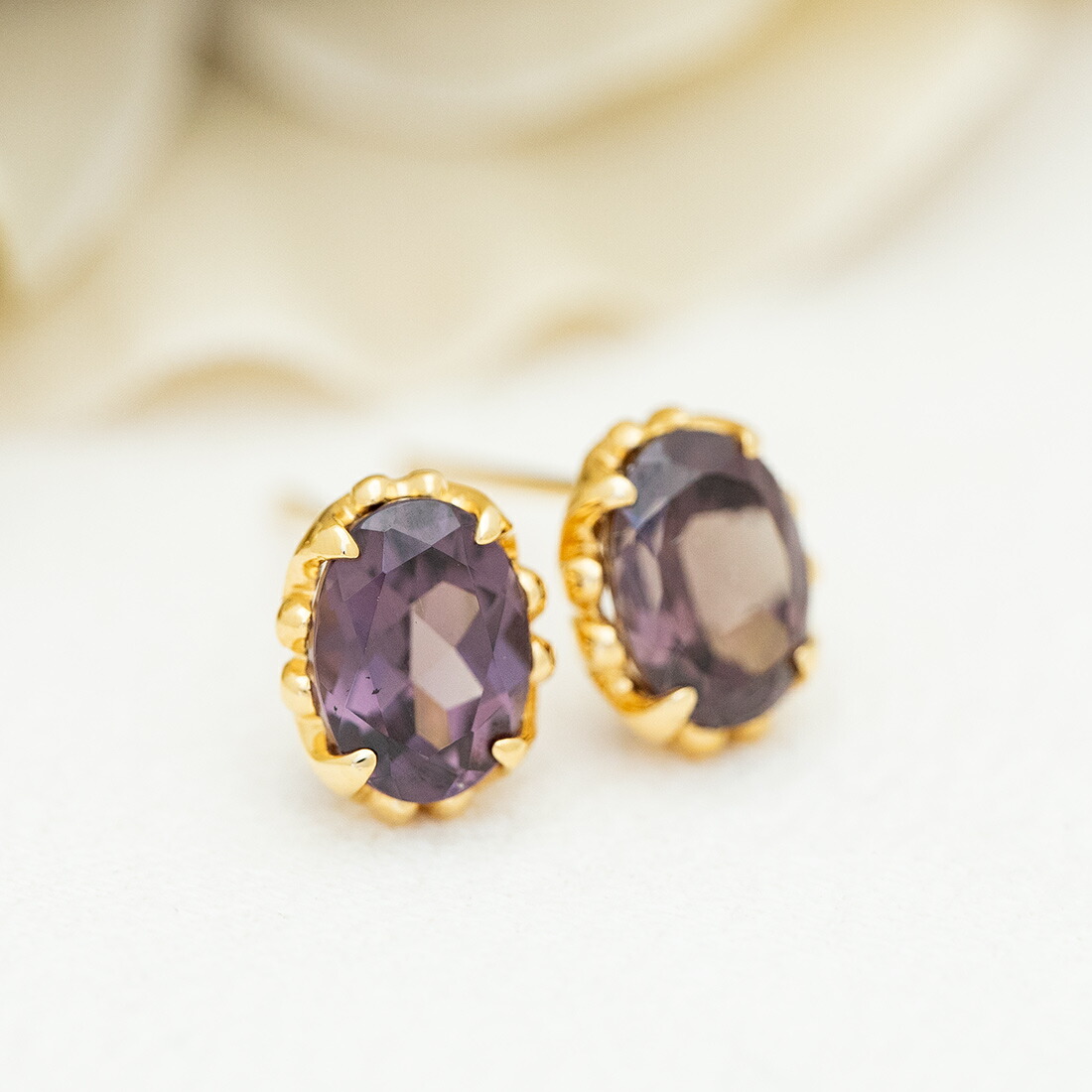 umu -アム- FINE JEWELRY STUIDIOカラーチェンジガーネット スタッドピアス 「fresco」pi0359_1.jpg