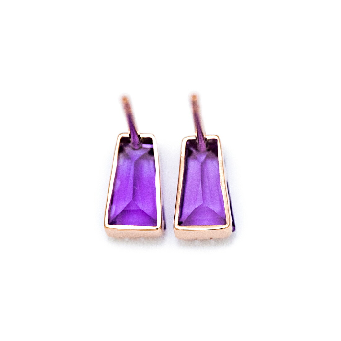 umu -アム- FINE JEWELRY STUIDIOテーパーバゲット アメシスト スタッドピアスpi0362_u.jpg