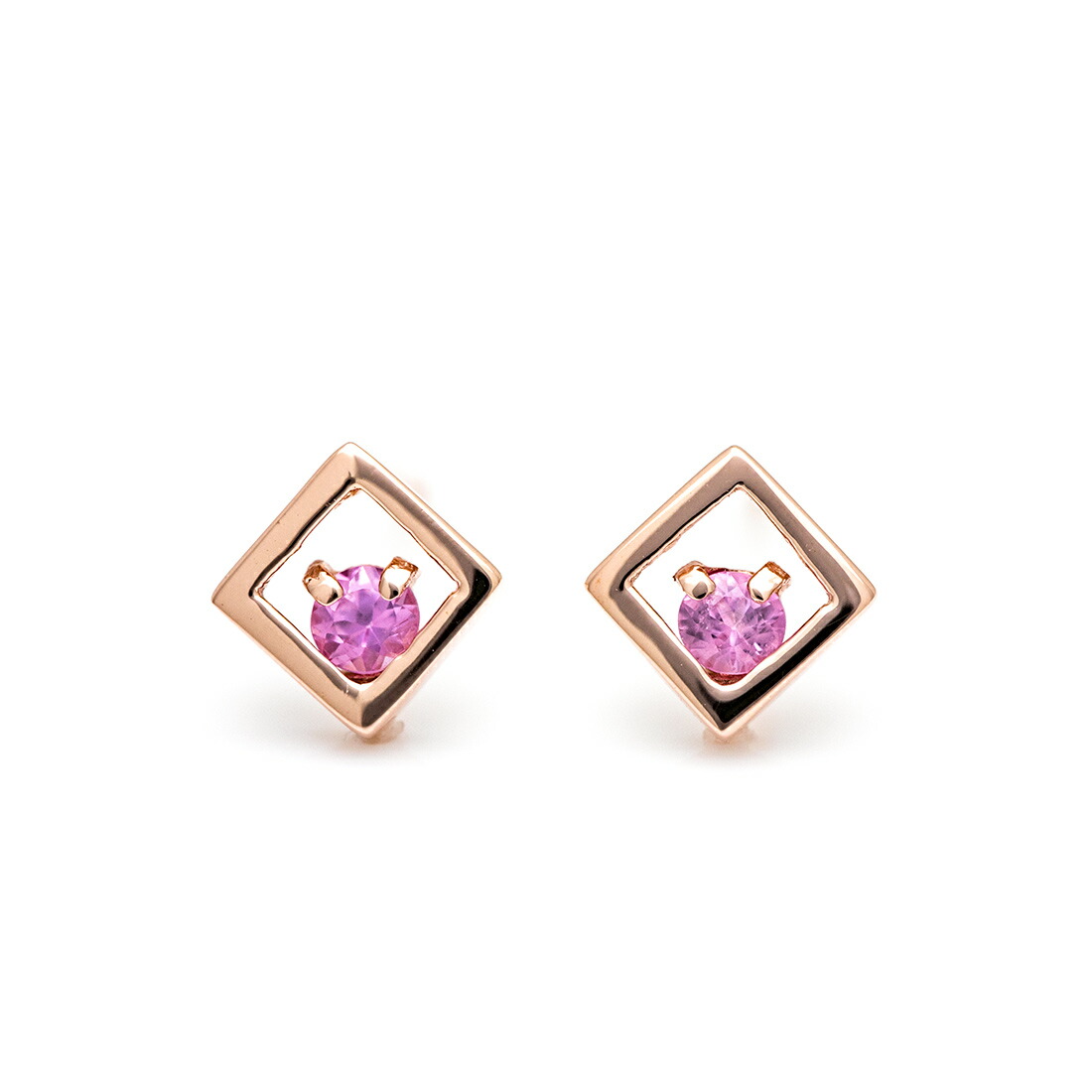 umu -アム- FINE JEWELRY STUIDIOピンクサファイア スタッドピアスpi0367_m.jpg