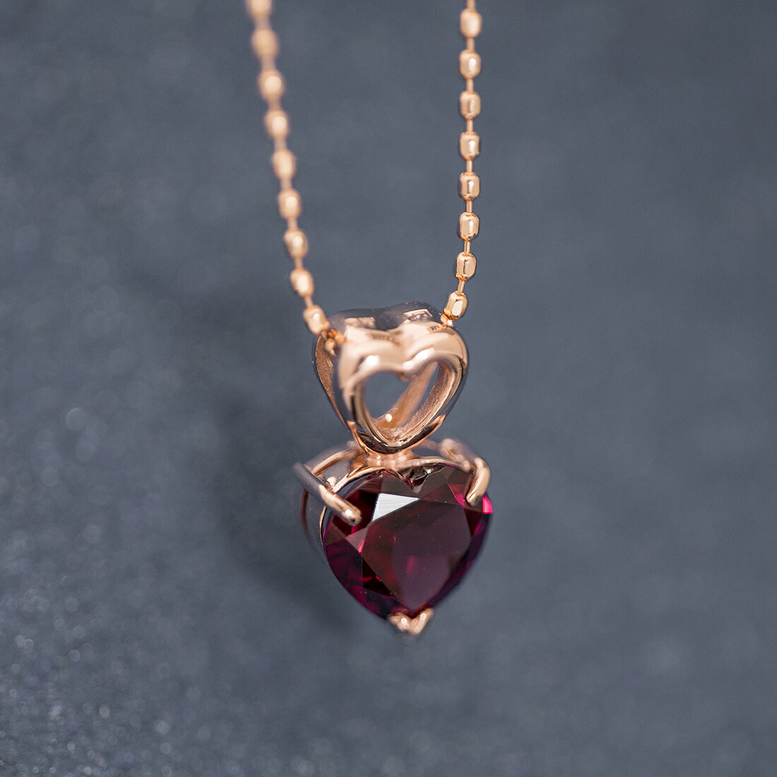umu -アム- FINE JEWELRY STUIDIOロードライトガーネット ハートモチーフ ペンダントトップpn0017_kanban2.jpg