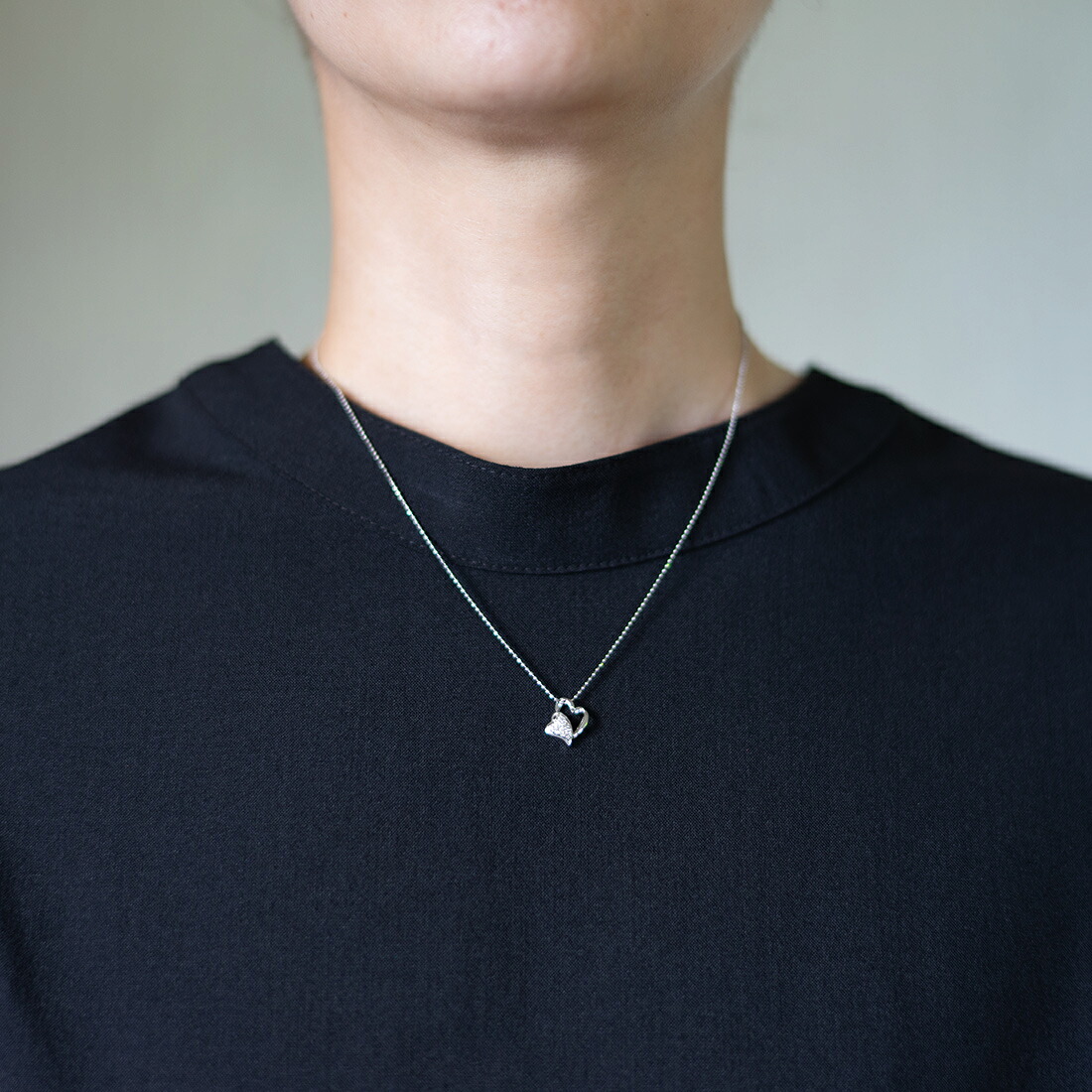 umu -アム- FINE JEWELRY STUIDIOダイヤモンド ハートモチーフ ペンダントトップpn0026_i2.jpg