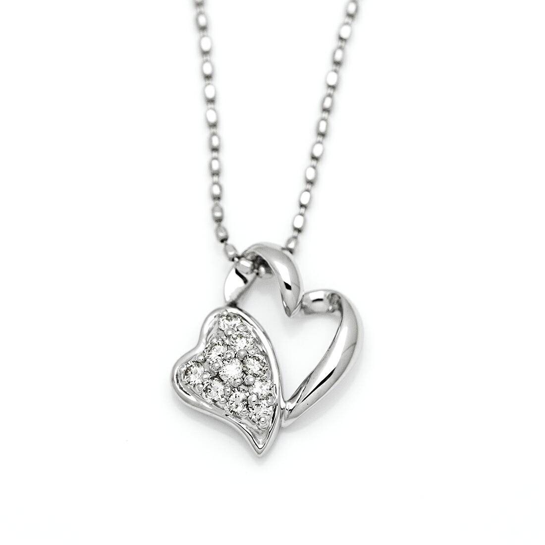 umu -アム- FINE JEWELRY STUIDIOダイヤモンド ハートモチーフ ペンダントトップpn0026_m.jpg
