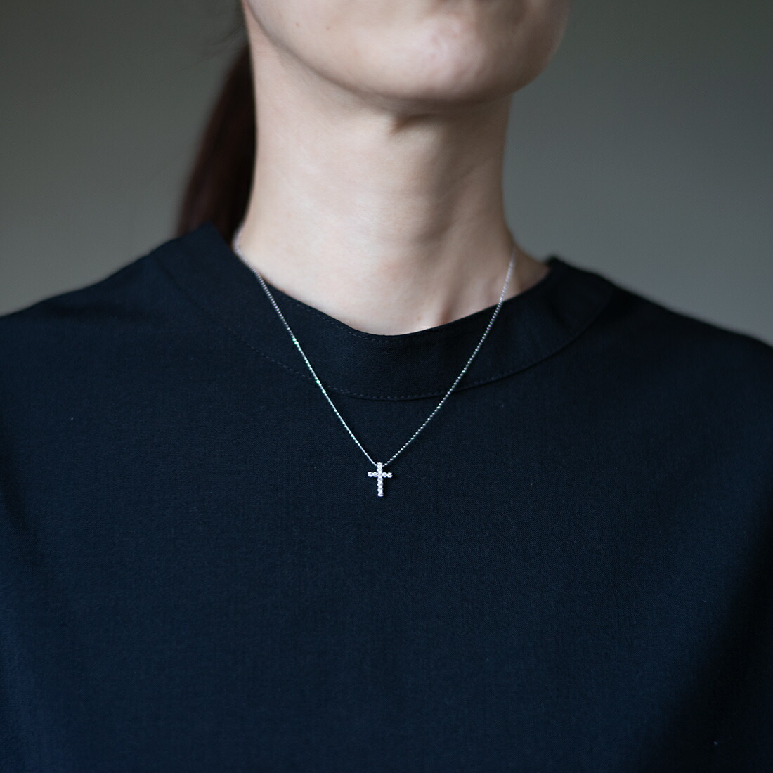 umu -アム- FINE JEWELRY STUIDIOダイヤモンド クロスモチーフ ペンダントトップpn0032_i2.jpg
