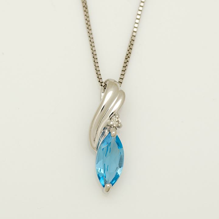 umu -アム- FINE JEWELRY STUIDIOスイスブルートパーズ ダイヤモンド ペンダントトップpn0070_m.jpg