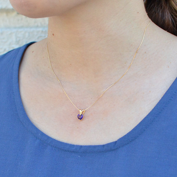 umu -アム- FINE JEWELRY STUIDIOK18 アメシスト ハート ペンダントトップpn0104_i2.jpg