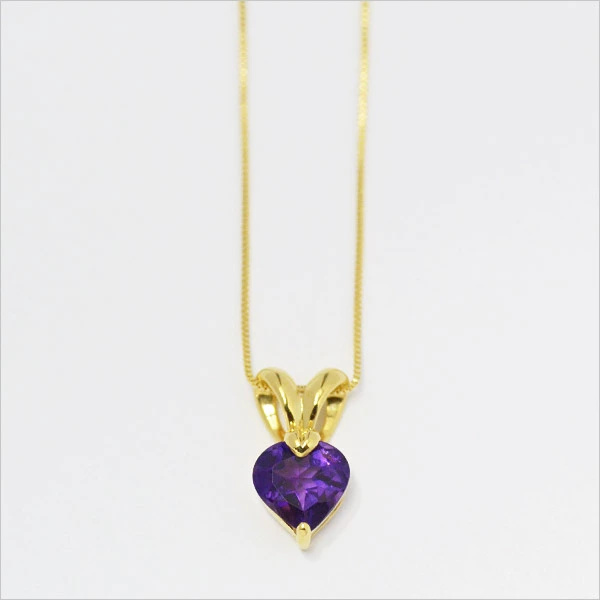 umu -アム- FINE JEWELRY STUIDIOK18 アメシスト ハート ペンダントトップpn0104_m.jpg