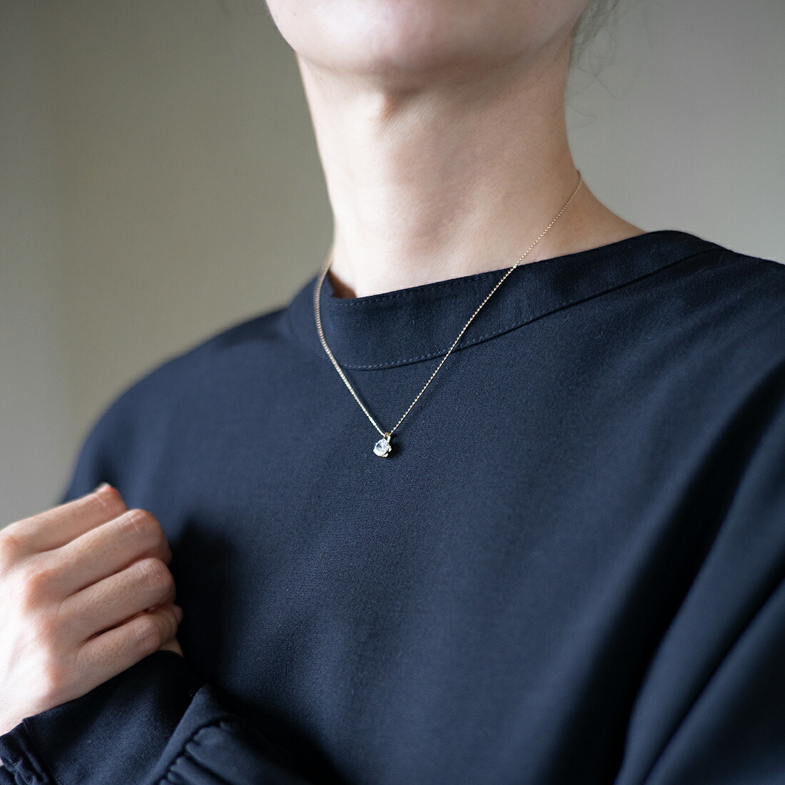 umu -アム- FINE JEWELRY STUIDIOキュービックジルコニア ペンダントトップ 「sempre」pn0106_i3.jpg