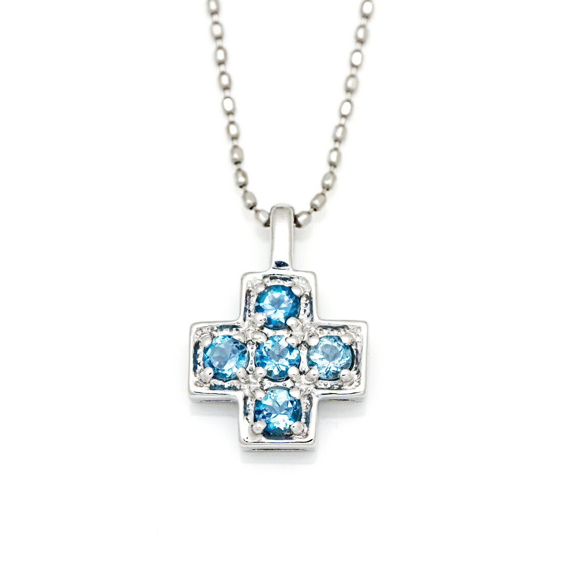 umu -アム- FINE JEWELRY STUIDIOサンタマリアアクアマリン クロスモチーフ ペンダントトップpn0121_m.jpg