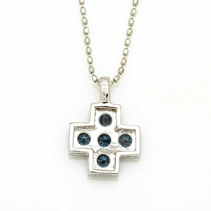 umu -アム- FINE JEWELRY STUIDIOカラーチェンジガーネット クロスモチーフ ペンダントトップpn0122_u.jpg