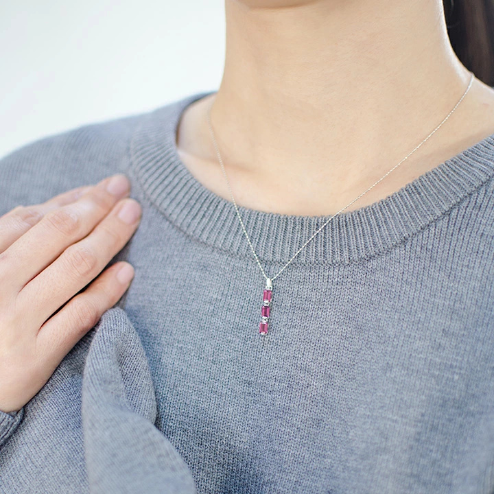 umu -アム- FINE JEWELRY STUIDIOK18 ロードライトガーネット ペンダントトップpn0143_i3.jpg