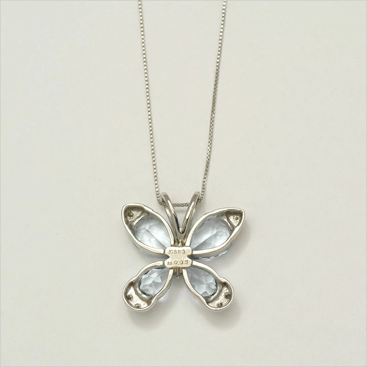 umu -アム- FINE JEWELRY STUIDIOアクアマリン ダイヤモンド バタフライ ペンダントトップpn0148_u.jpg