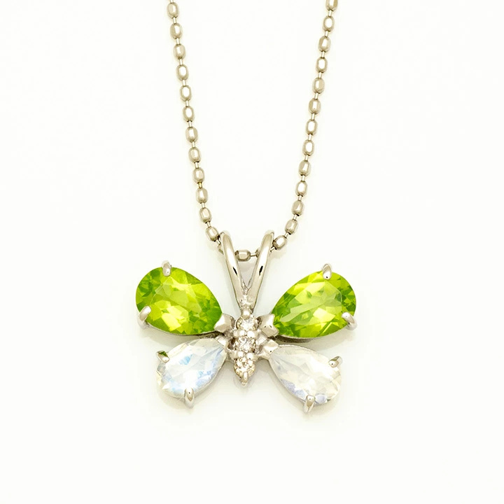 umu -アム- FINE JEWELRY STUIDIOK10 ペリドット ブルームーンストーン バタフライ ペンダントトップpn0149_m.jpg