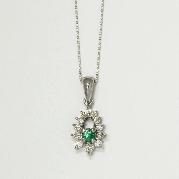 umu -アム- FINE JEWELRY STUIDIOK18 パライバトルマリン ダイヤモンド ペンダントトップpn0154_m.jpg