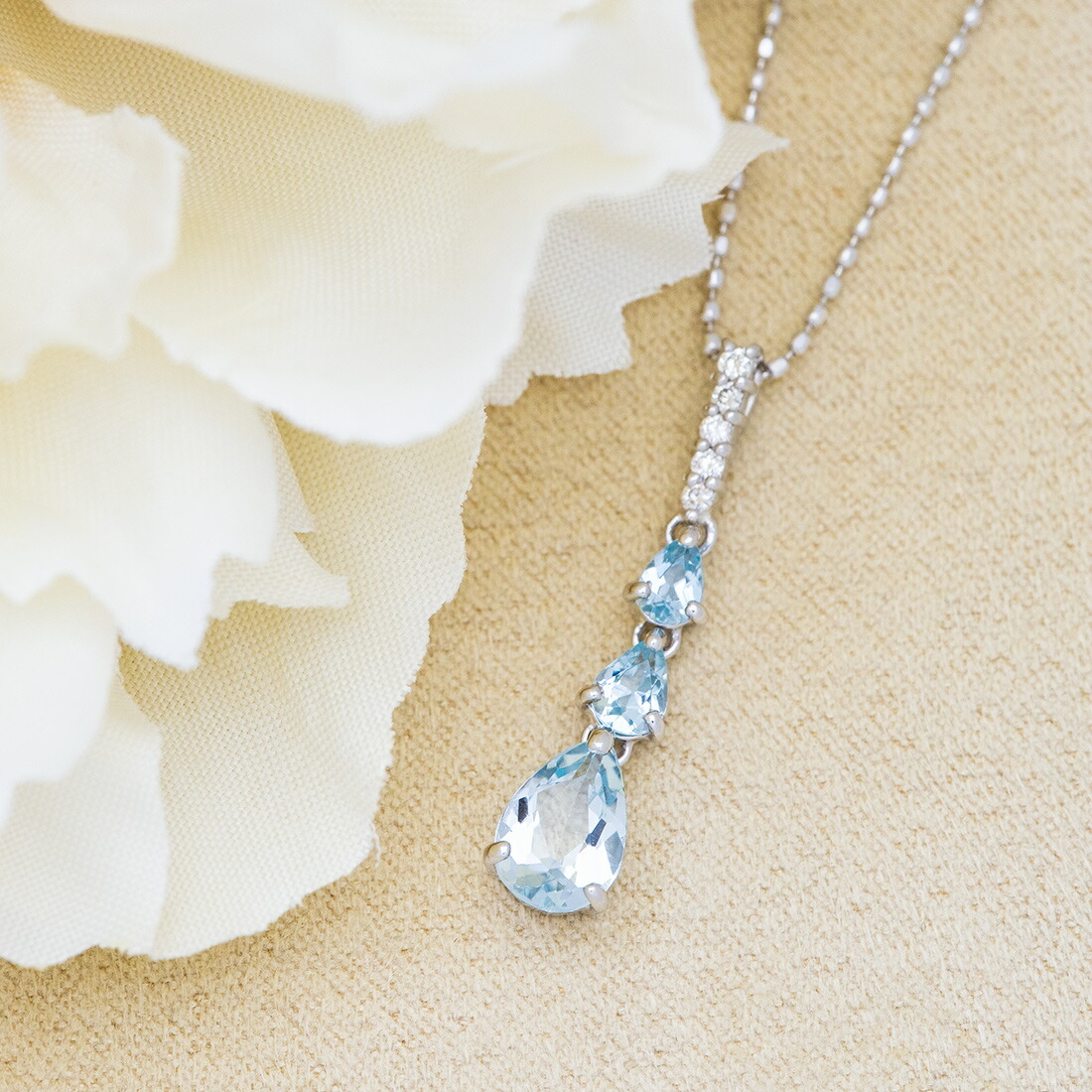 umu -アム- FINE JEWELRY STUIDIOアクアマリン ダイヤモンド ペンダントトップpn0156_1.jpg