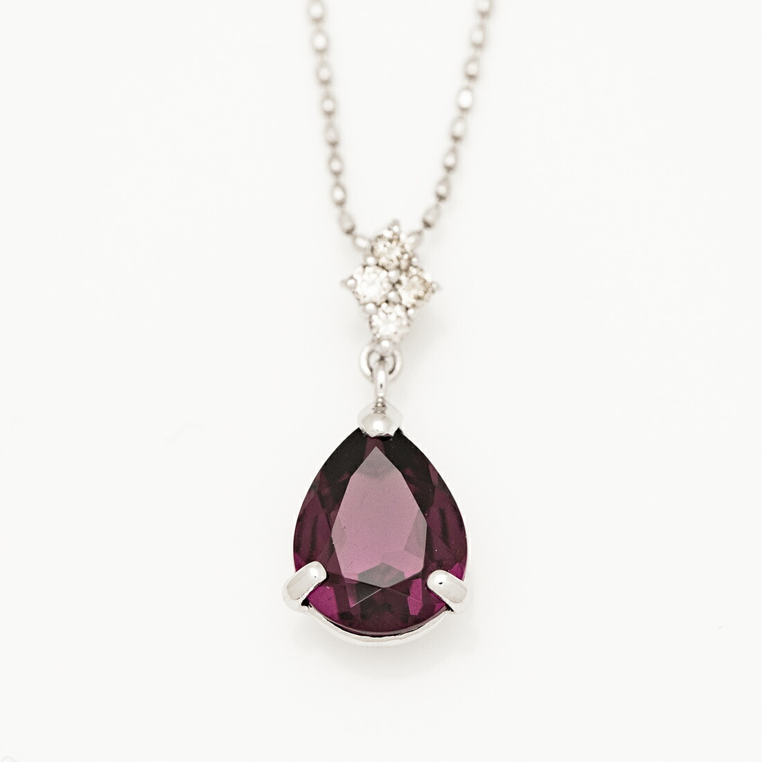 umu -アム- FINE JEWELRY STUIDIOロードライトガーネット ダイヤモンド ペンダントトップpn0157_m.jpg