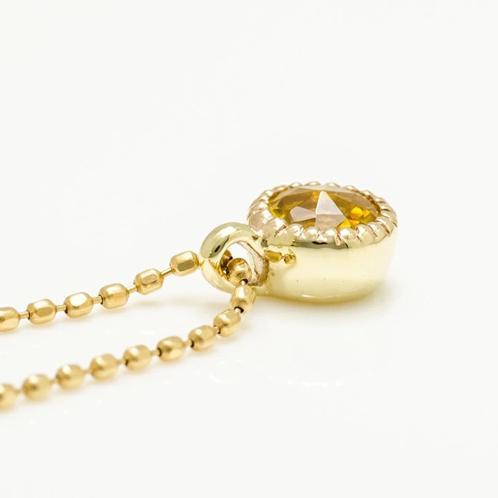 umu -アム- FINE JEWELRY STUIDIOハニークォーツ ペンダント 「epica」pn0177_s.jpg