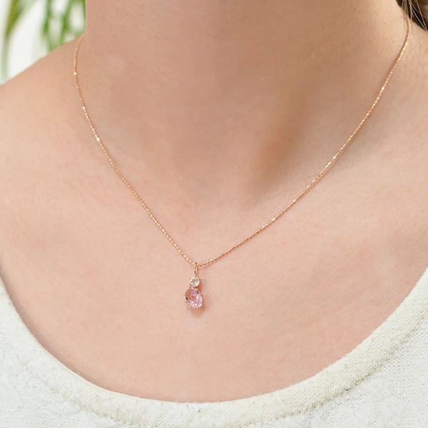 umu -アム- FINE JEWELRY STUIDIOピンククォーツ ホワイトトパーズ ペンダントトップpn0181_i2.jpg