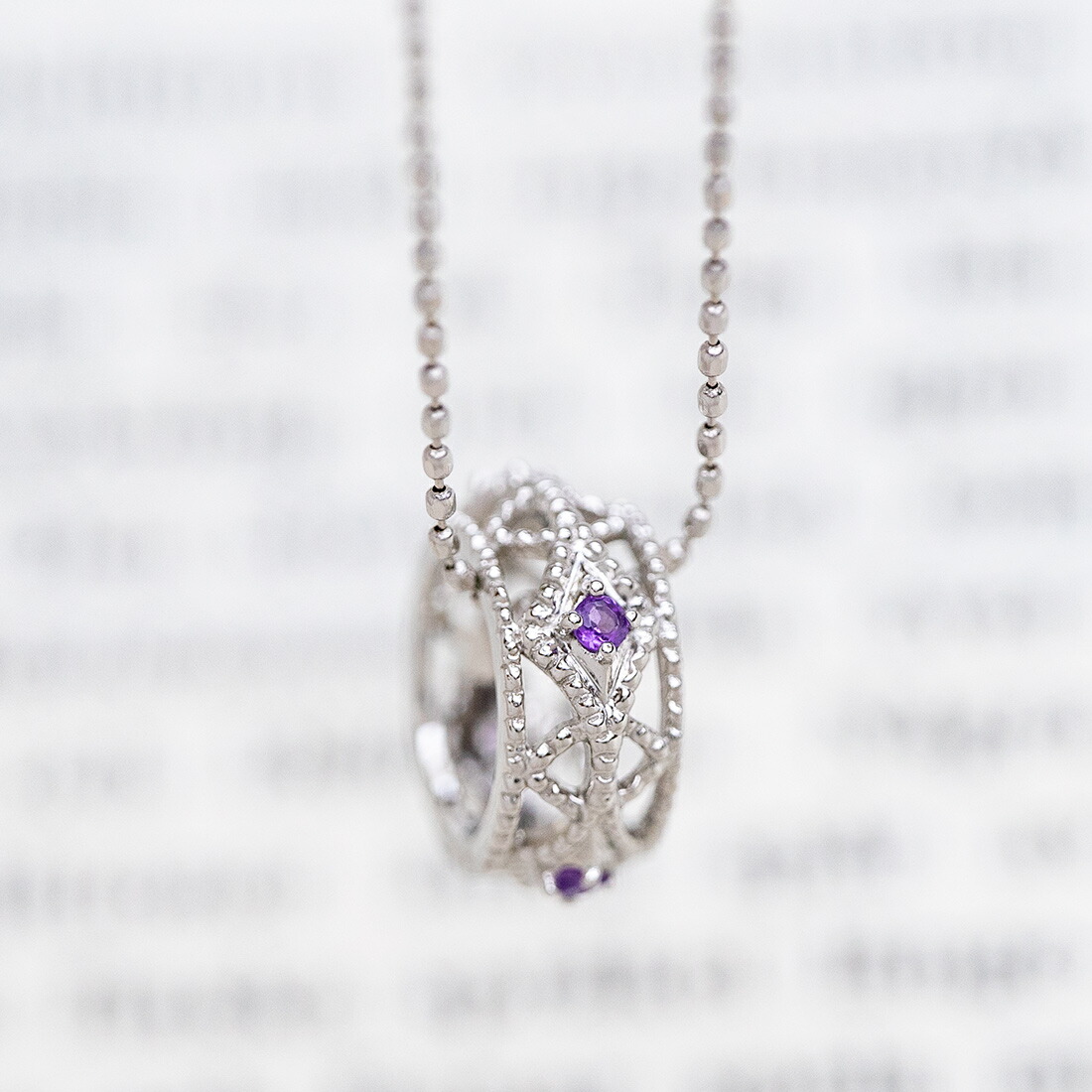 umu -アム- FINE JEWELRY STUIDIOアメシスト ペンダントトップ 「cortile」pn0192_1.jpg