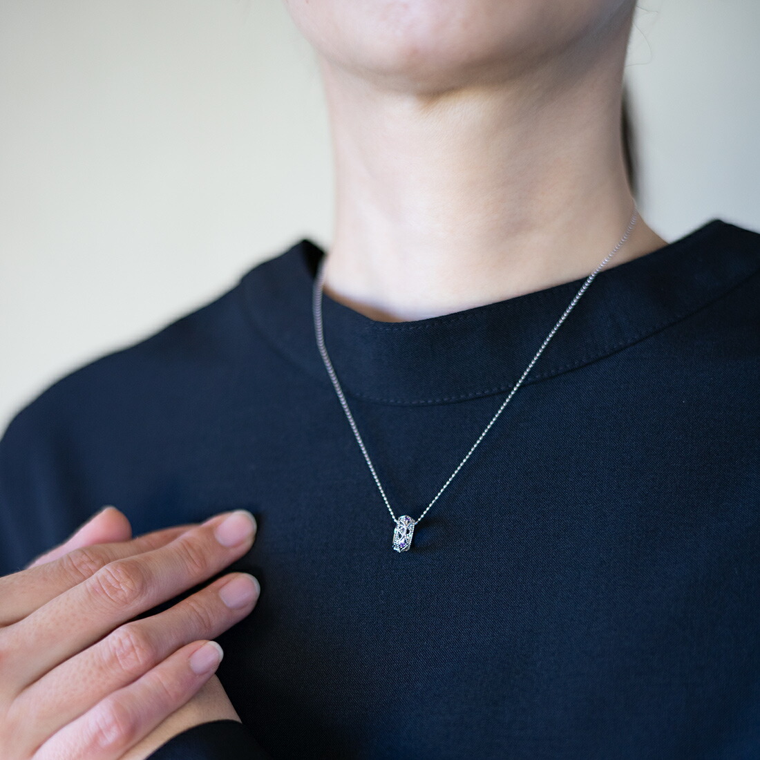 umu -アム- FINE JEWELRY STUIDIOアメシスト ペンダントトップ 「cortile」pn0192_i3.jpg