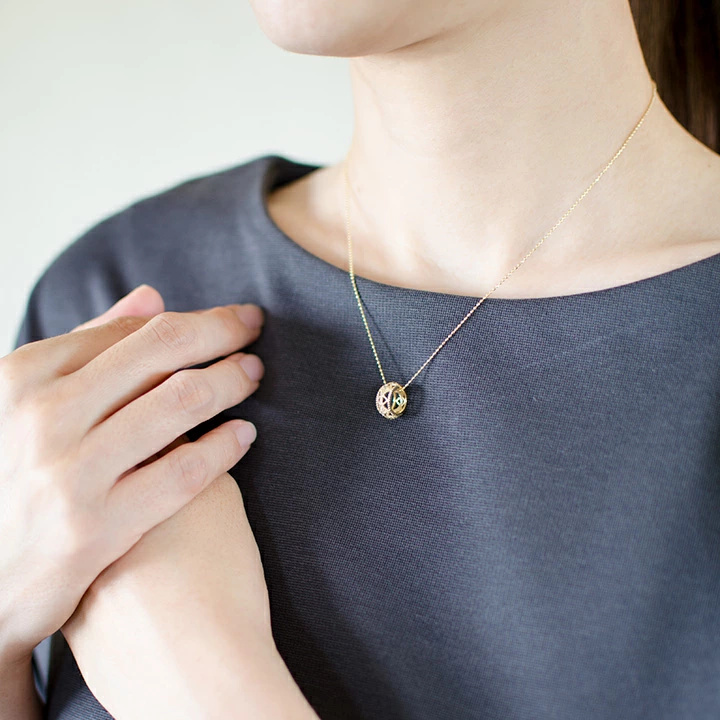 umu -アム- FINE JEWELRY STUIDIOK18 ダイヤモンド ペンダントトップ  「cortile」pn0199_i3.jpg