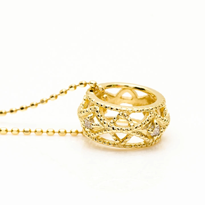 umu -アム- FINE JEWELRY STUIDIOK18 ダイヤモンド ペンダントトップ  「cortile」pn0199_u.jpg