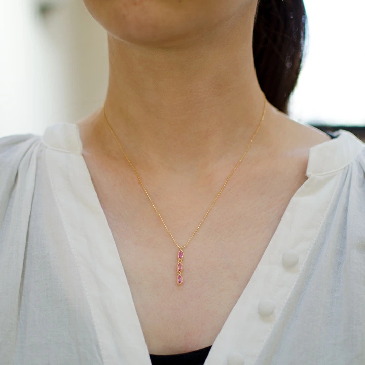umu -アム- FINE JEWELRY STUIDIOマーキス ピンクトルマリン ペンダントpn0201_i2.jpg