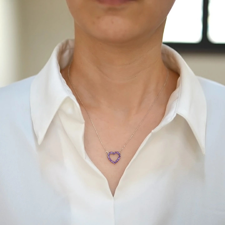 umu -アム- FINE JEWELRY STUIDIOアメシスト オープンハート ネックレスpn0208_i2.jpg