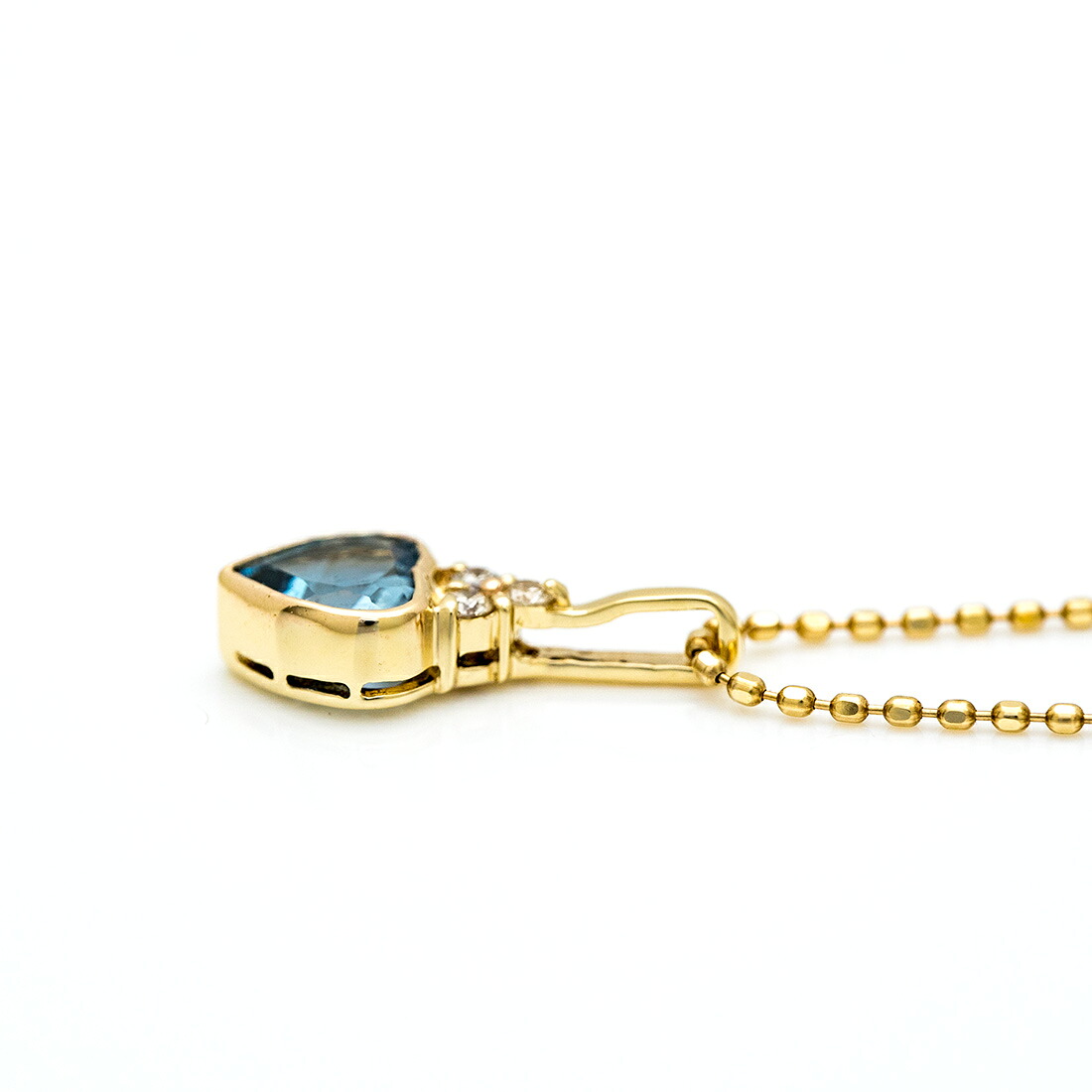 umu -アム- FINE JEWELRY STUIDIOサンタマリアアクアマリン ダイヤモンド ハート ペンダントトップpn0209_s.jpg