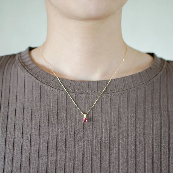 umu -アム- FINE JEWELRY STUIDIOルベライト ダイヤモンド ペンダントトップ 「fiorito」pn0221_i2.jpg