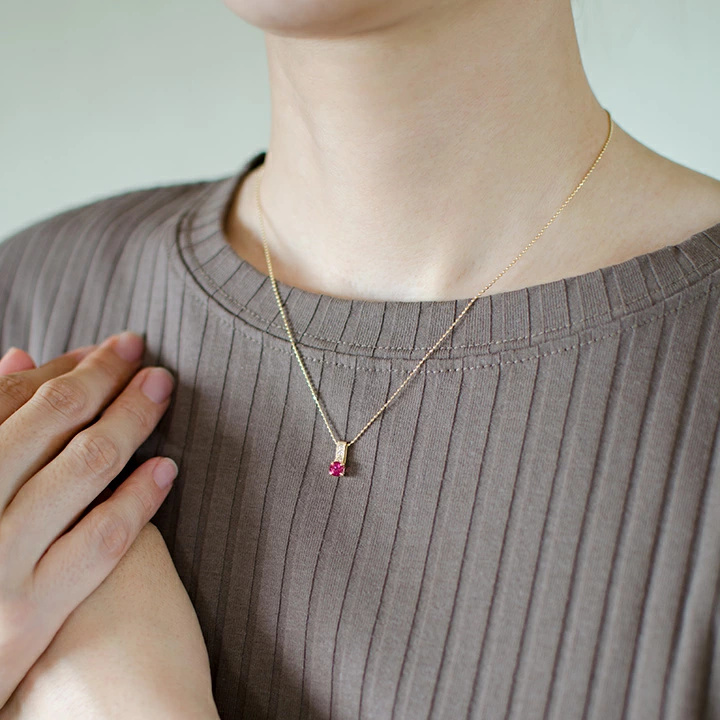 umu -アム- FINE JEWELRY STUIDIOルベライト ダイヤモンド ペンダントトップ 「fiorito」pn0221_i3.jpg