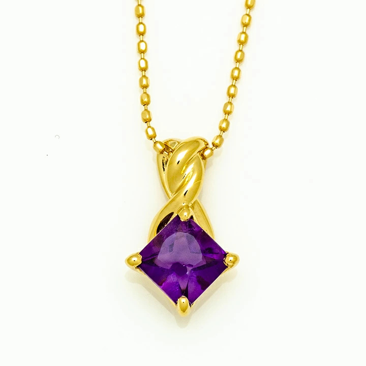 umu -アム- FINE JEWELRY STUIDIOK18 アメシスト ペンダントトップ 「liana」pn0223_m.jpg