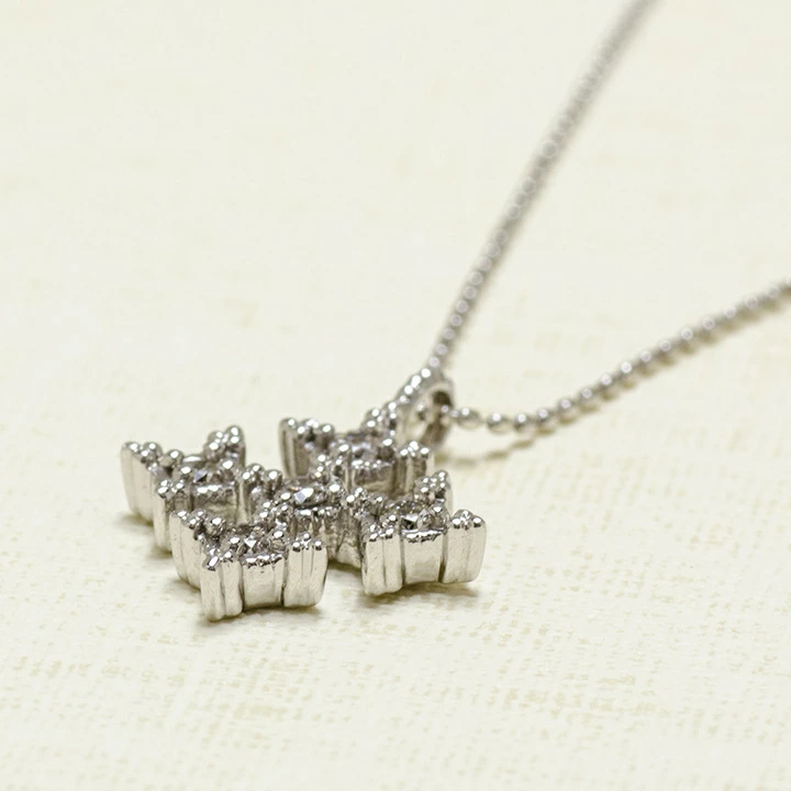 umu -アム- FINE JEWELRY STUIDIOK18 ダイヤモンド クロス ペンダントトップ 「alone」pn0225_kanban2.jpg