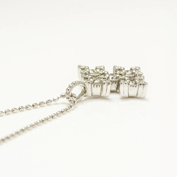 umu -アム- FINE JEWELRY STUIDIOK18 ダイヤモンド クロス ペンダントトップ 「alone」pn0225_s.jpg