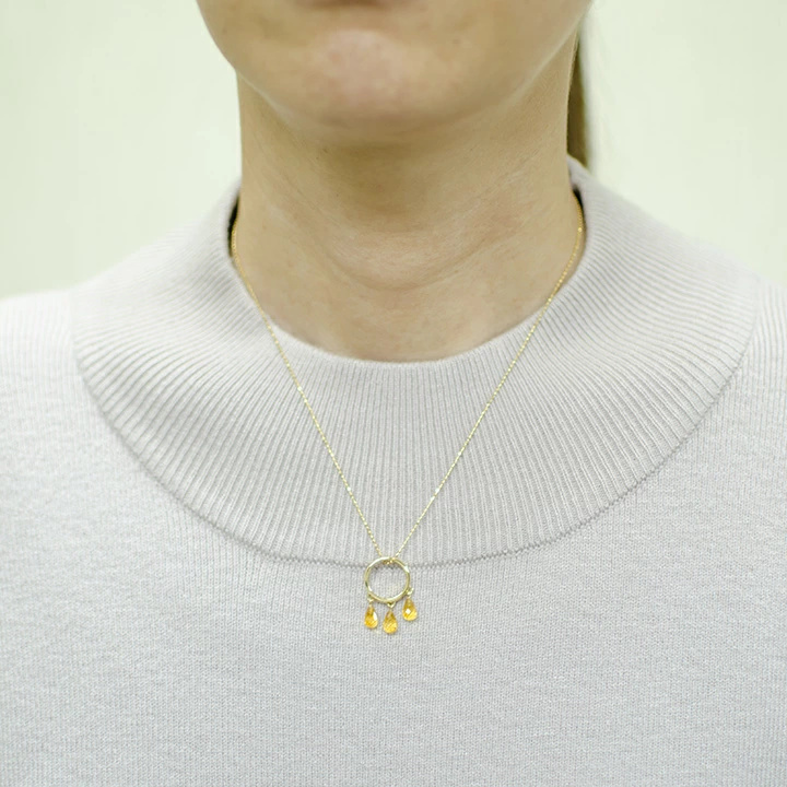 umu -アム- FINE JEWELRY STUIDIOブリオレット シトリン ペンダントトップpn0228_i2.jpg