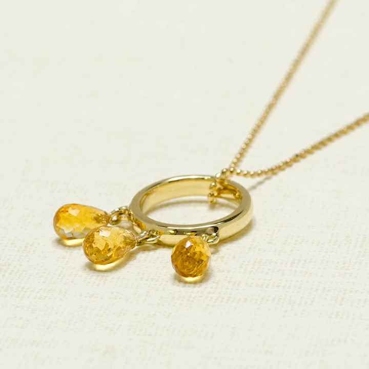 umu -アム- FINE JEWELRY STUIDIOブリオレット シトリン ペンダントトップpn0228_kanban2.jpg
