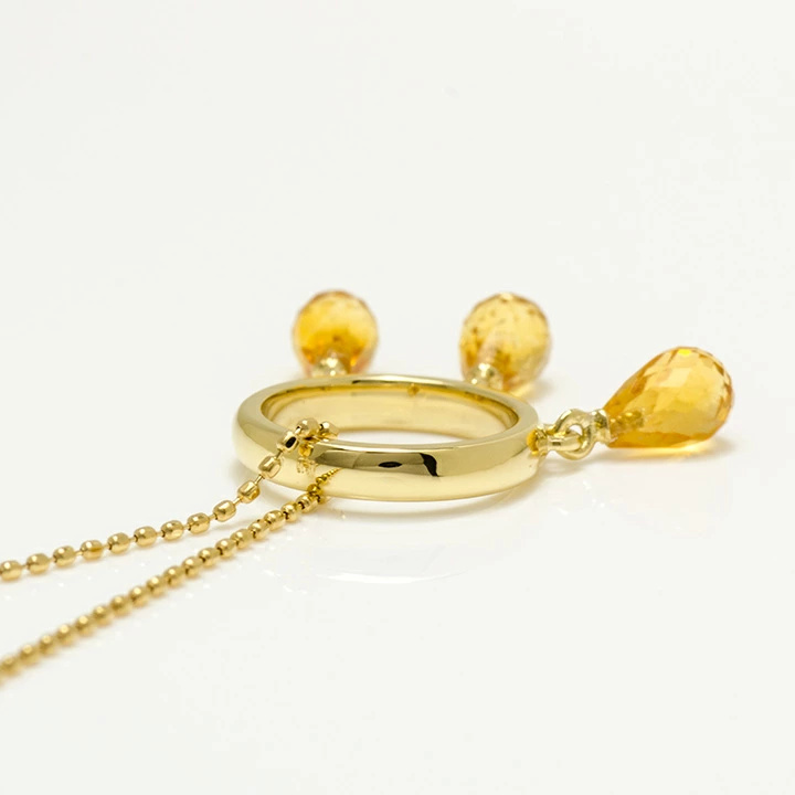 umu -アム- FINE JEWELRY STUIDIOブリオレット シトリン ペンダントトップpn0228_u.jpg