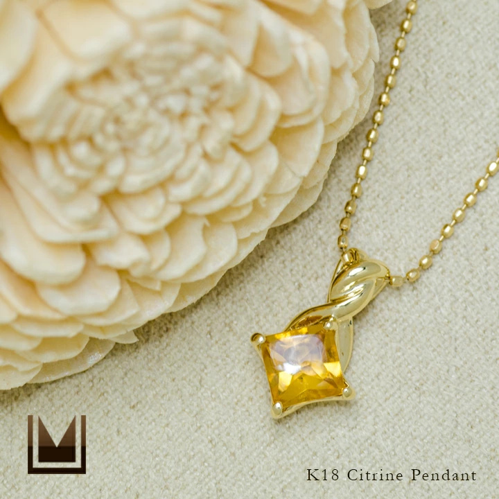 umu -アム- FINE JEWELRY STUIDIOシトリン ペンダントトップ 「liana」pn0241_1.jpg