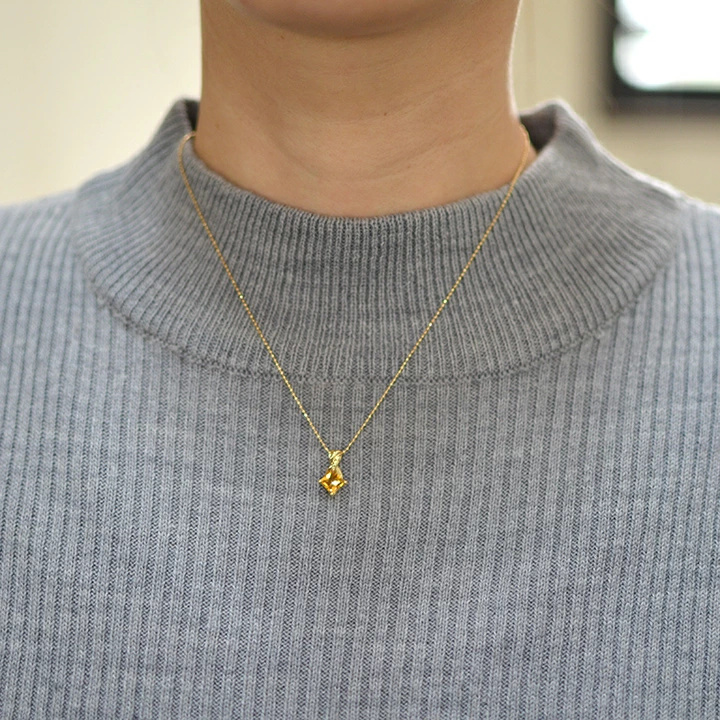 umu -アム- FINE JEWELRY STUIDIOシトリン ペンダントトップ 「liana」pn0241_i2.jpg